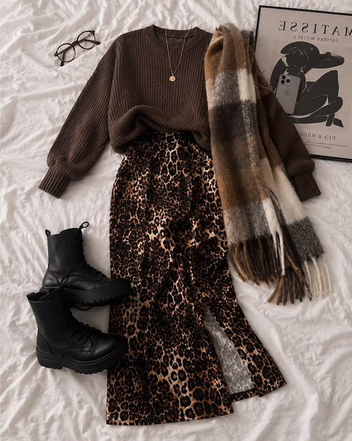 🖤 MAXI FALDA